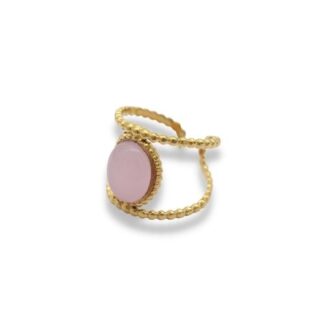 Statement Ring - Grote Steen Ring - Statement Ring Adjustable - Grote Statement Ring - Statement Ring Goud