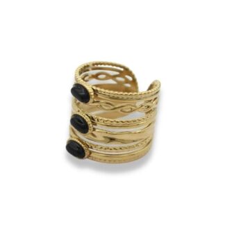 Statement Ring - Wikkel Ring - Statement Ring Adjustable - Brede Statement Ring - Statement Ring Goud