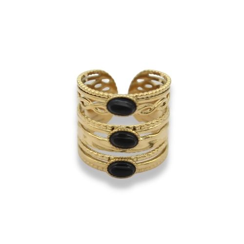 Statement Ring - Wikkel Ring - Statement Ring Adjustable - Brede Statement Ring - Statement Ring Goud