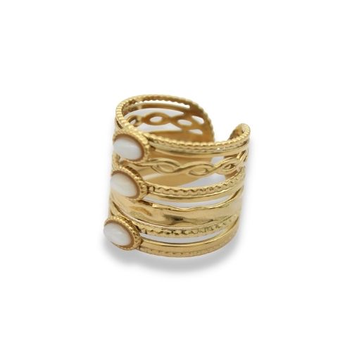 Statement Ring - Wikkel Ring - Statement Ring Adjustable - Brede Statement Ring - Statement Ring Goud
